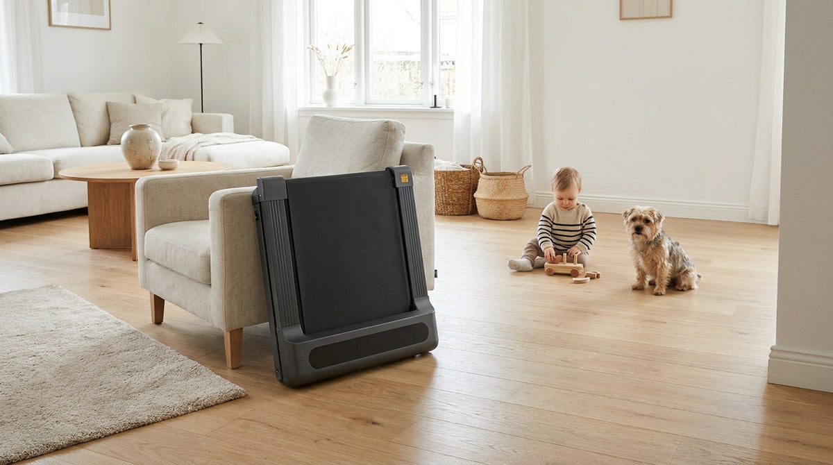 Czy bieżnia jest bezpieczna dla dzieci i zwierząt? — walking pad / bieżnia pod biurko
