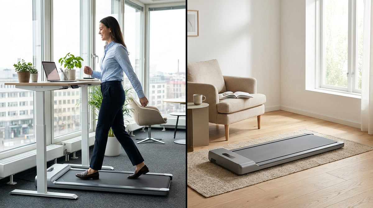 Czy bieżnia pomaga przy pracy siedzącej? — walking pad / bieżnia pod biurko