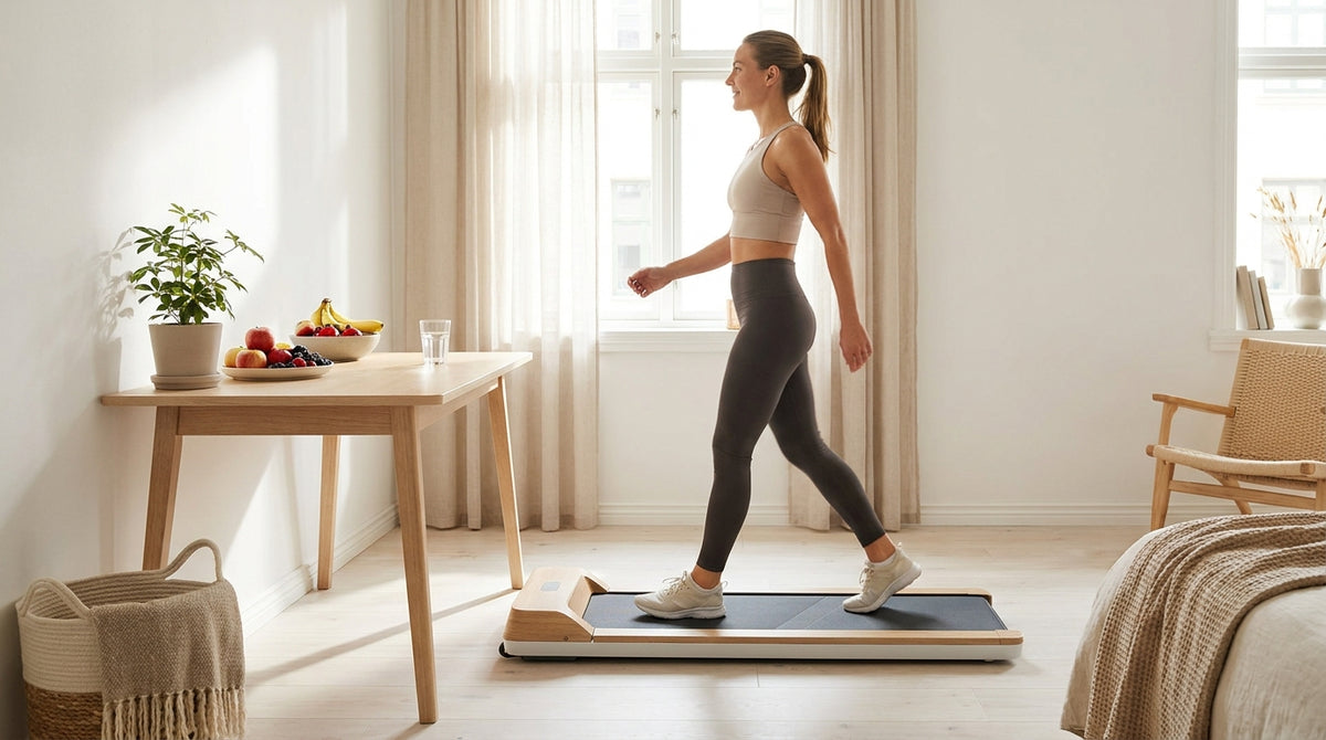 Czy chodzenie na bieżni pod biurkiem pomaga schudnąć? — walking pad / bieżnia pod biurko