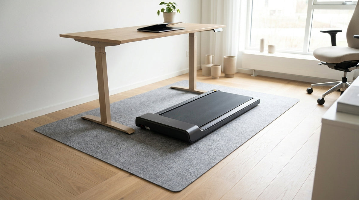 Czy potrzebuję maty pod bieżnię? — walking pad / bieżnia pod biurko