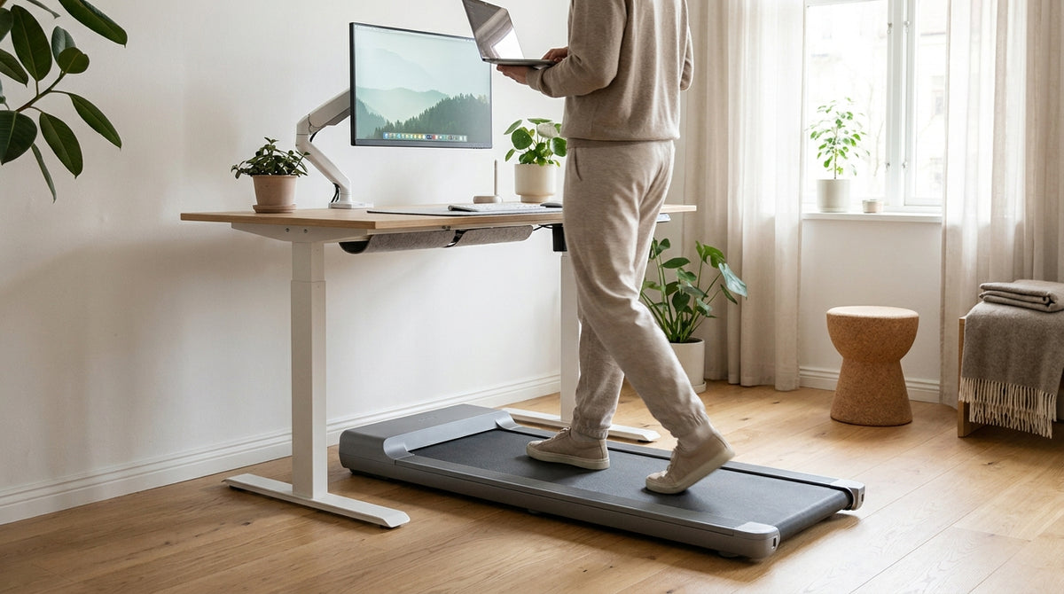 Walking pad z biurkiem czy sama bieżnia? — walking pad / bieżnia pod biurko